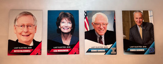 Political Trading Cards: U.S. Senators Edition